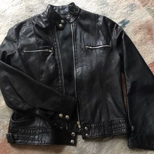 90s style motorcycle jacket. Vintage